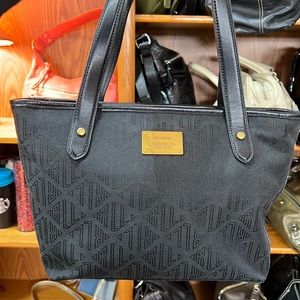 Lauren by Ralph Lauren Fabric Shoulder Bag